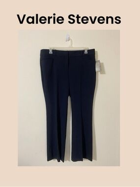 Valerie Stevens Wide Leg Dress Trousers Size 16 NWT